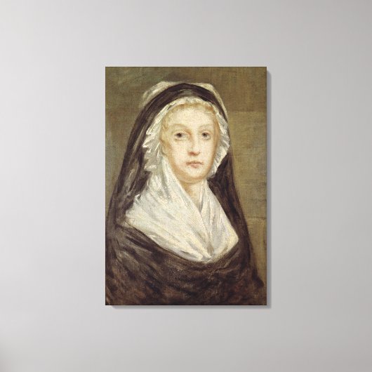 Marie Antoinette bij de conciergerie Canvas Afdruk (Voorkant)