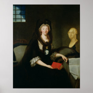 Marie-Antoinette bij de conciergerie Poster