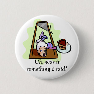 Marie Antoinette bij de Guillotine Ronde Button 5,7 Cm