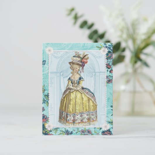 marie antoinette blank briefkaart (Staand voorkant)