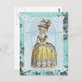 marie antoinette blank briefkaart (Voorkant / Achterkant)