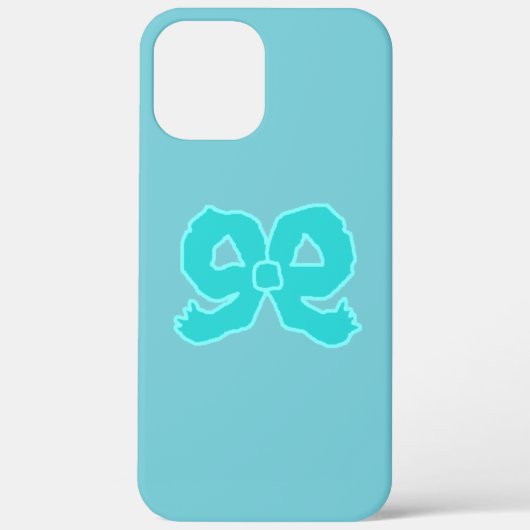 Marie Antoinette Blauwe Strik Case-Mate iPhone Case (Achterkant)