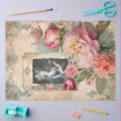 Marie Antoinette Bloemen Frans Ephemera Decoupage Tissuepapier (Craft)