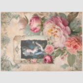 Marie Antoinette Bloemen Frans Ephemera Decoupage Tissuepapier (Voorkant)