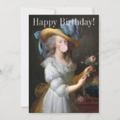 Marie Antoinette Blowing Bubble gum Kaart (Voorkant)