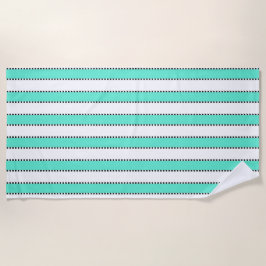 Marie Antoinette Blue Stripe Beach Towel Strandlaken