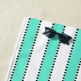 Marie Antoinette Blue Stripe Beach Towel Strandlaken