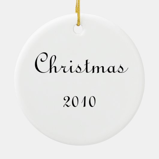 Marie Antoinette & Bluebird Kerstannament Keramisch Ornament (Achterkant)