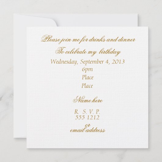 Marie Antoinette Bluebird & Mirror Kaart (Achterkant)