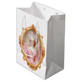 Marie Antoinette Bridal Gift Bag Medium Cadeauzakje (Voorkant Gekanteld)