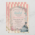 Marie Antoinette Bridal Shower Invitation Kaart<br><div class="desc">Marie Antoinette Bloemen Bruidsdouche Uitnodiging</div>