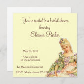 Marie Antoinette Bridal Shower Kaart (Voorkant / Achterkant)