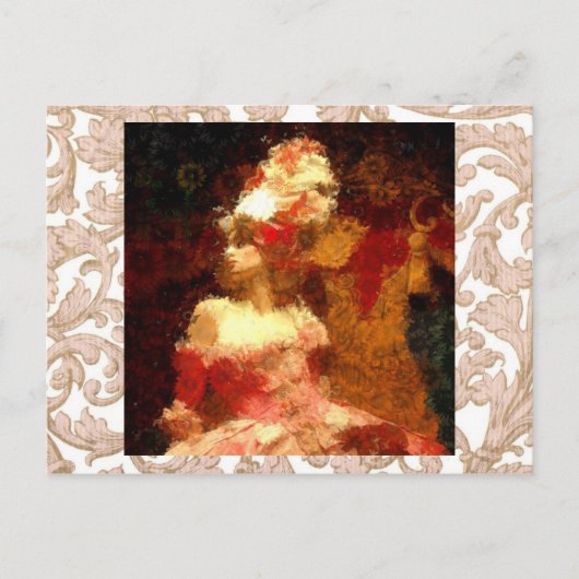 Marie Antoinette Briefkaart (Voorkant)
