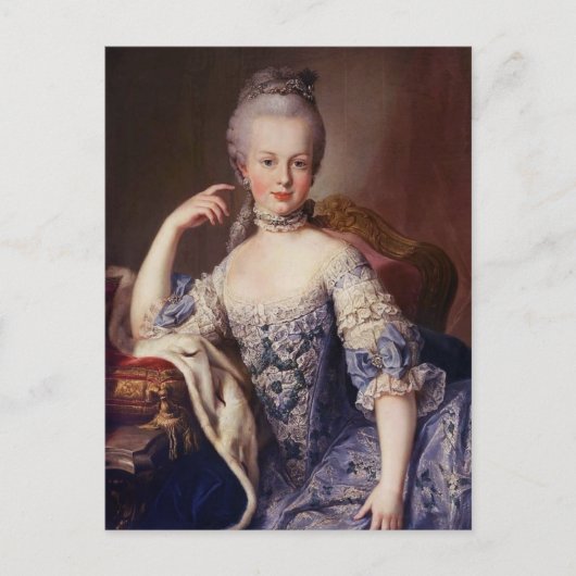 Marie Antoinette Briefkaart (Voorkant)