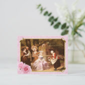 Marie Antoinette Briefkaart receptie (Staand voorkant)