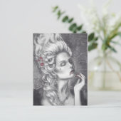 Marie Antoinette Briefkaart Vampire Briefkaart (Staand voorkant)