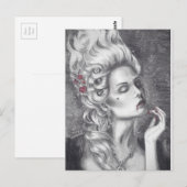 Marie Antoinette Briefkaart Vampire Briefkaart (Voorkant / Achterkant)