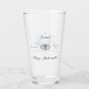 Marie Antoinette Bruiloft Rococo Dusty Blue Glas