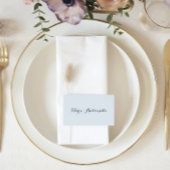 Marie Antoinette Bruiloft Rococo Dusty Blue Plaatskaartje