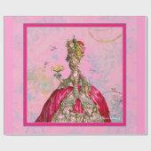 Marie Antoinette Cakes en Peacock Cadeaupapier (Vlak)