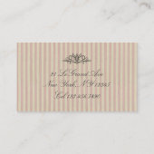 Marie Antoinette Chic ~ Visitekaartje (Achterkant)