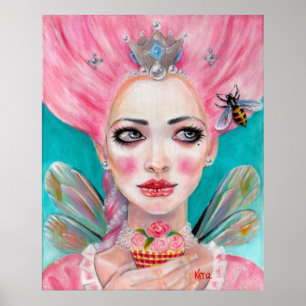 Marie Antoinette Cupcake Faerie - poster bij konin