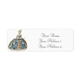 Marie Antoinette Custom Adresetiketten Etiket