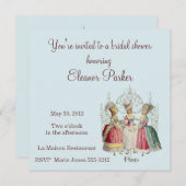 Marie Antoinette Dames Bridal Shower Kaart (Voorkant / Achterkant)