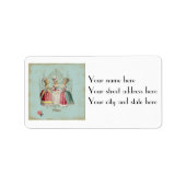 Marie Antoinette Dames in Waiting Etiket (Voorkant)