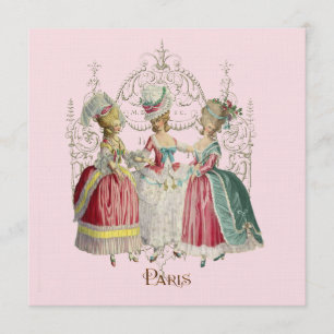 Marie Antoinette Dames in Waiting Kaart
