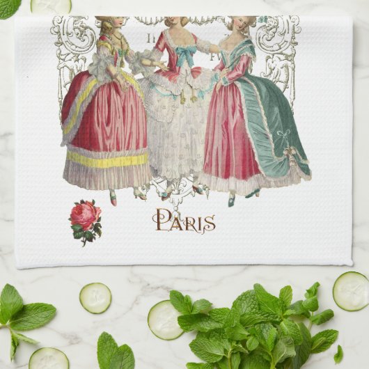 Marie Antoinette Dames in Waiting Theedoek (Gevouwen)