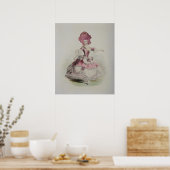 Marie Antoinette dansen, 24x20"- (Grootteopties) Poster (Keuken)