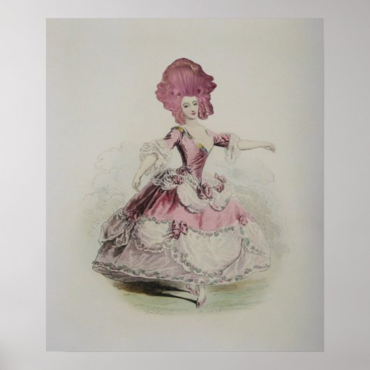 Marie Antoinette dansen, 24x20"- (Grootteopties) Poster (Voorkant)