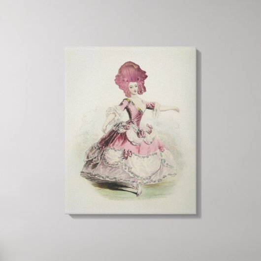 Marie Antoinette dansen ~ (grootte wijzigen) Canvas Afdruk (Voorkant)