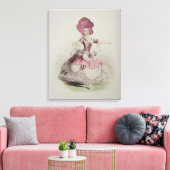 Marie Antoinette dansen ~ (grootte wijzigen) Canvas Afdruk (Insitu (Woonkamer))
