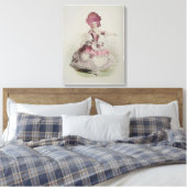 Marie Antoinette dansen ~ (grootte wijzigen) Canvas Afdruk (Insitu (Slaapkamer))