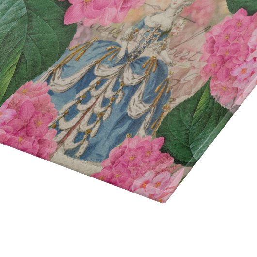 Marie Antoinette Decorative Glass Cutting Board Snijplank (Hoek)