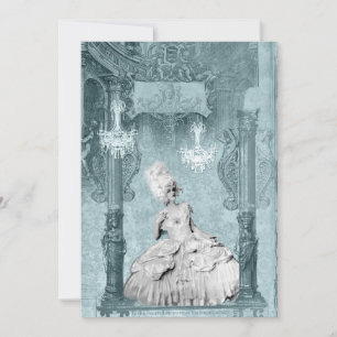 Marie Antoinette Diamonds en Dust Invitations Kaart