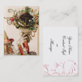 Marie Antoinette, die ze eten... Visitekaartje (Voorkant / Achterkant)