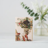 Marie Antoinette, die ze eten... Visitekaartje (Staand voorkant)