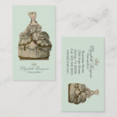 Marie Antoinette Dress ~ Visitekaartje (Voorkant / Achterkant)