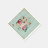 Marie Antoinette Drie vrouwen in de wachtkamer Servetten (Hoek)