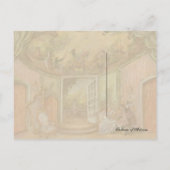 Marie Antoinette Droom Feest ~ Briefkaart / Uitnod (Achterkant)