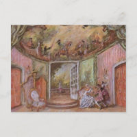 Marie Antoinette Droomfeest ~ Briefkaart / Uitnodi