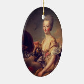 Marie Antoinette - Drouais Keramisch Ornament (Rechts)