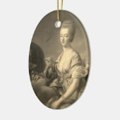 Marie Antoinette –  Drouais shabby chic Keramisch Ornament (Links)