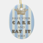Marie Antoinette-Eat Cake... ornament (Achterkant)