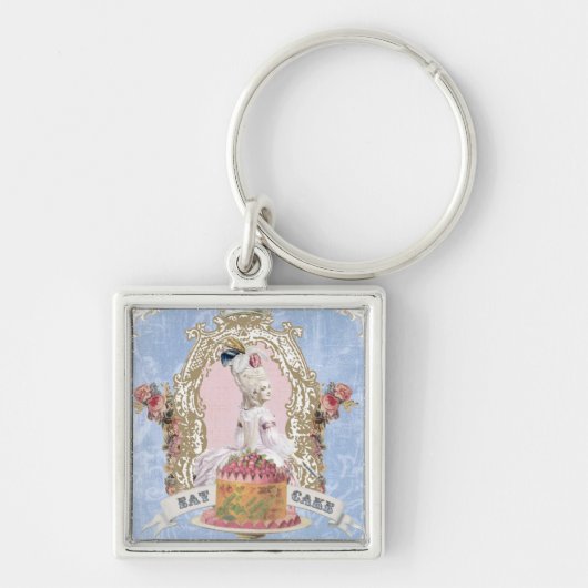 Marie Antoinette-Eat Cake...sleutelhanger Sleutelhanger (Voorkant)