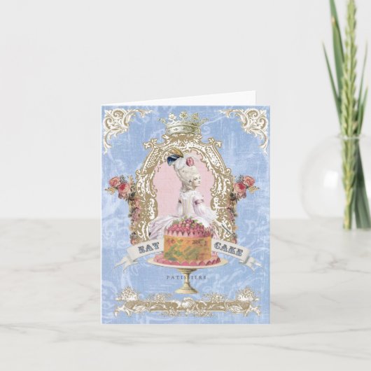 Marie Antoinette-eet Cake… notecard Kaart (Voorkant)
