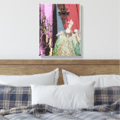 Marie Antoinette Eleganz ~14x11 Ingewikkeld Canvas Afdruk (Insitu (Slaapkamer))